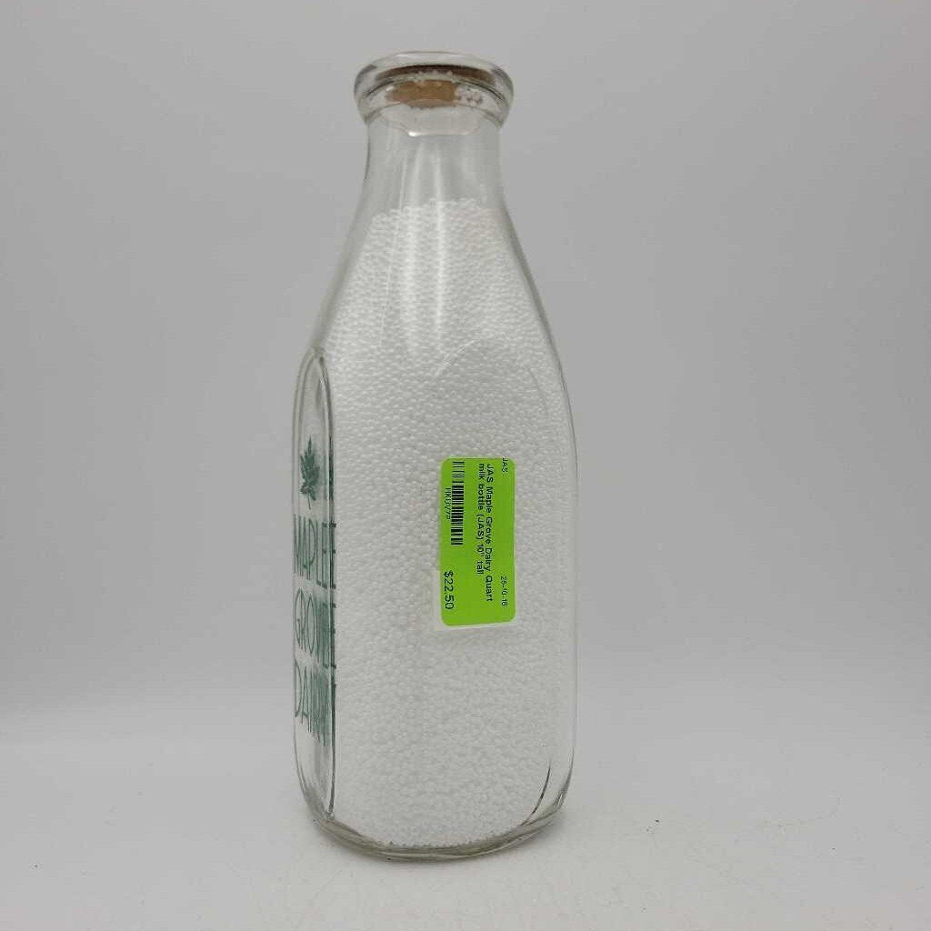 Maple Grove Dairy Quart milk bottle (JAS)