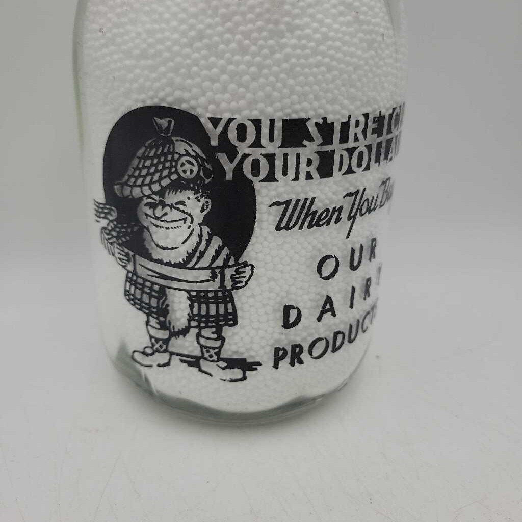 The Andrew Dairy Goderich Ontario Milk bottle Simcoe (JEF)