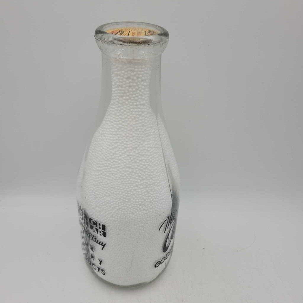 The Andrew Dairy Goderich Ontario Milk bottle Simcoe (JEF)