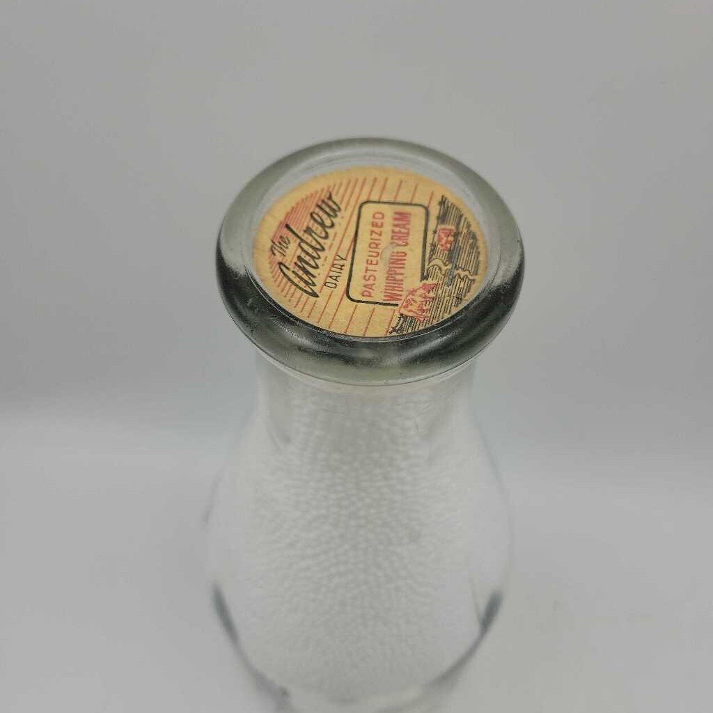 The Andrew Dairy Goderich Ontario Milk bottle Simcoe (JEF)