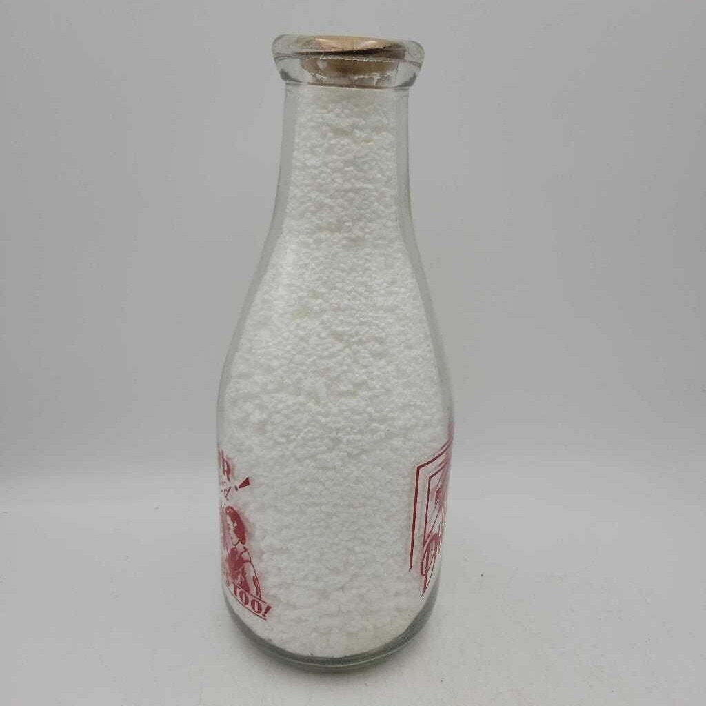 Dunnville Dairy Quart Milk bottle (JEF)