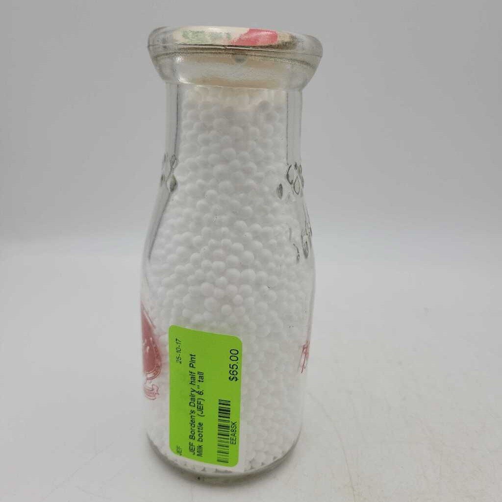 Borden's Dairy half Pint Milk bottle (JEF)