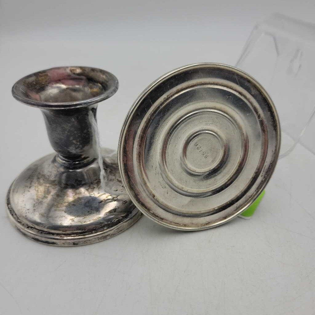 Silver Candle stick holders (DEB)
