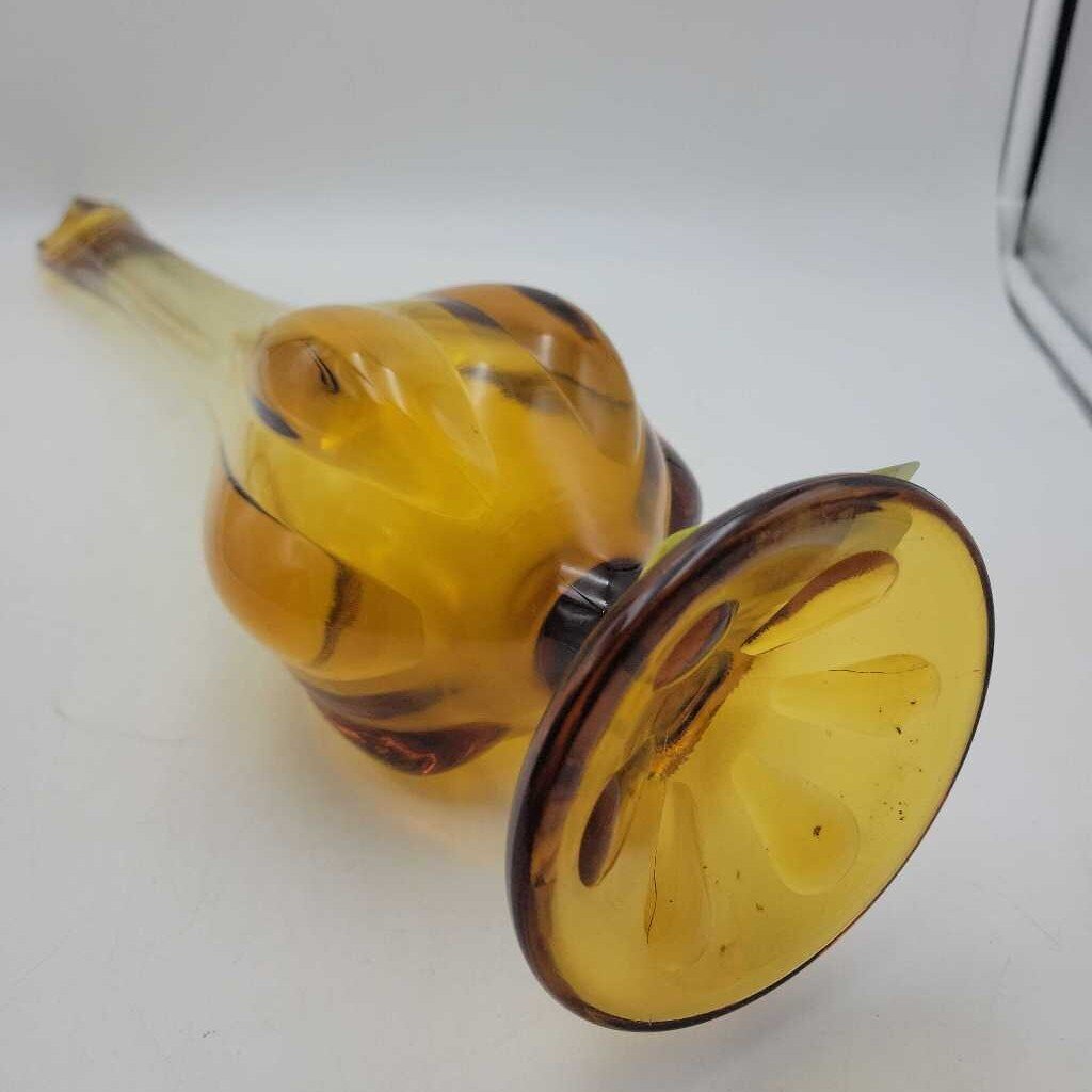 MCM Art Glass Viking Swing vase and made (DS) 3542