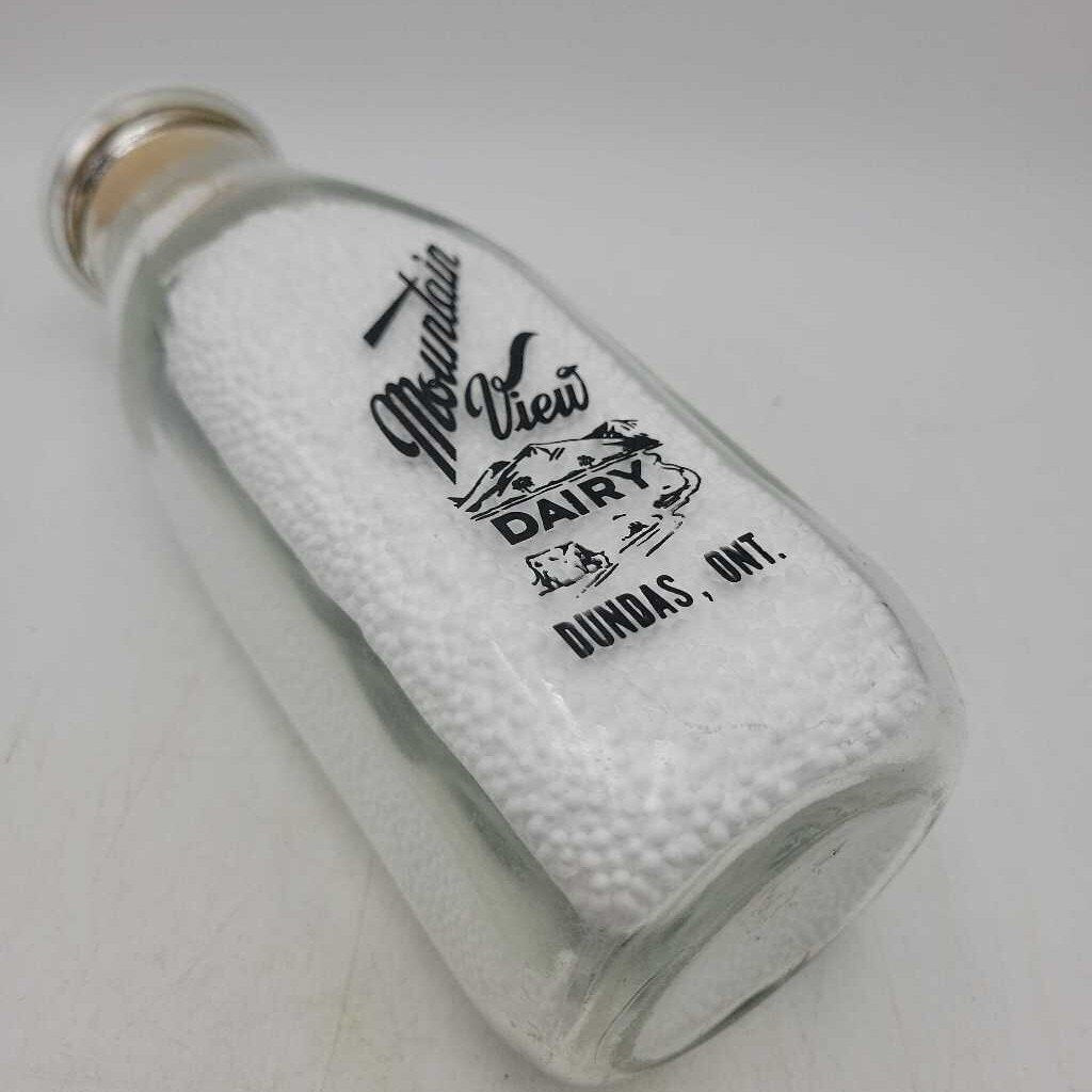 Mountain View Milk bottle Dairy Dundas (JAS) pint
