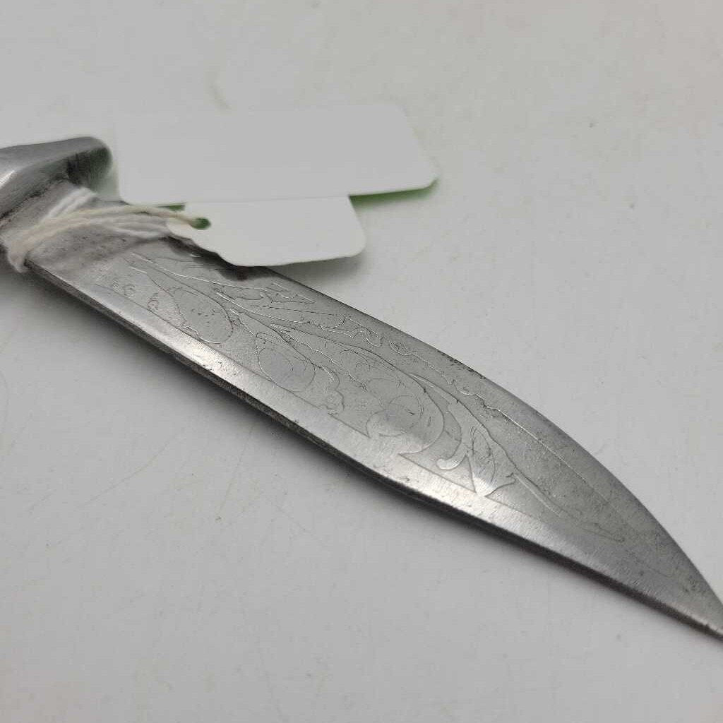 Vintage Knife in Sheath Hand made (RHA)