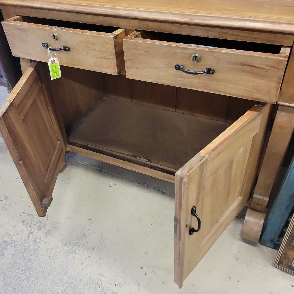 Rustic 2 Pc. Flat to Wall Secretary (YVO) (510)