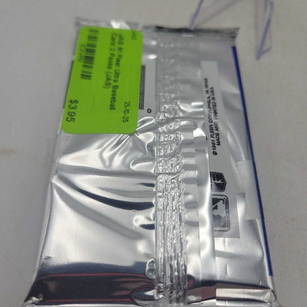 91 Fleer Ultra Baseball Card 2 Packs (JAS)