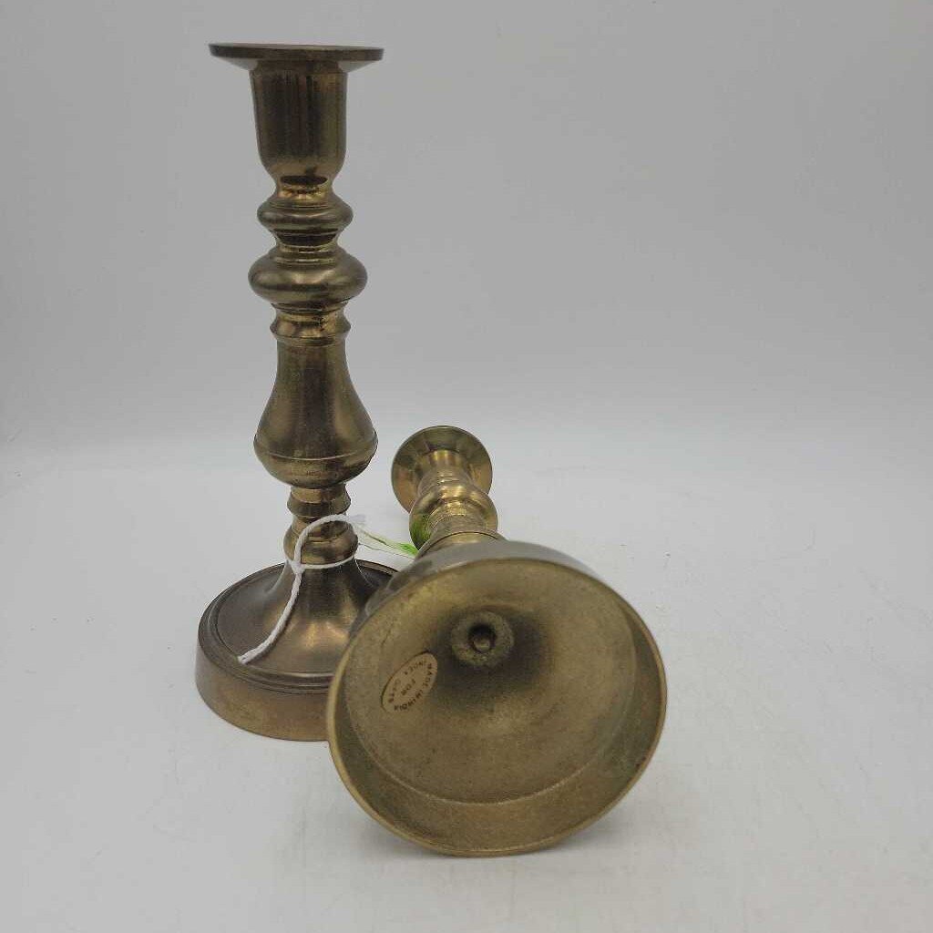 Pair of Brass Candlesticks (CM0820)