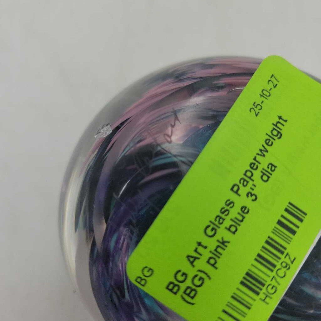 Art Glass Paperweight (BG)
