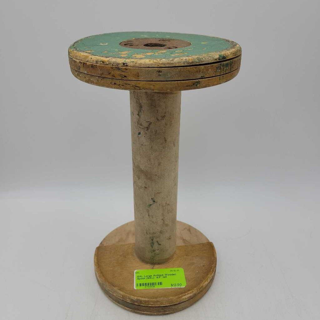 Large Antique Wooden Spool (SAL)
