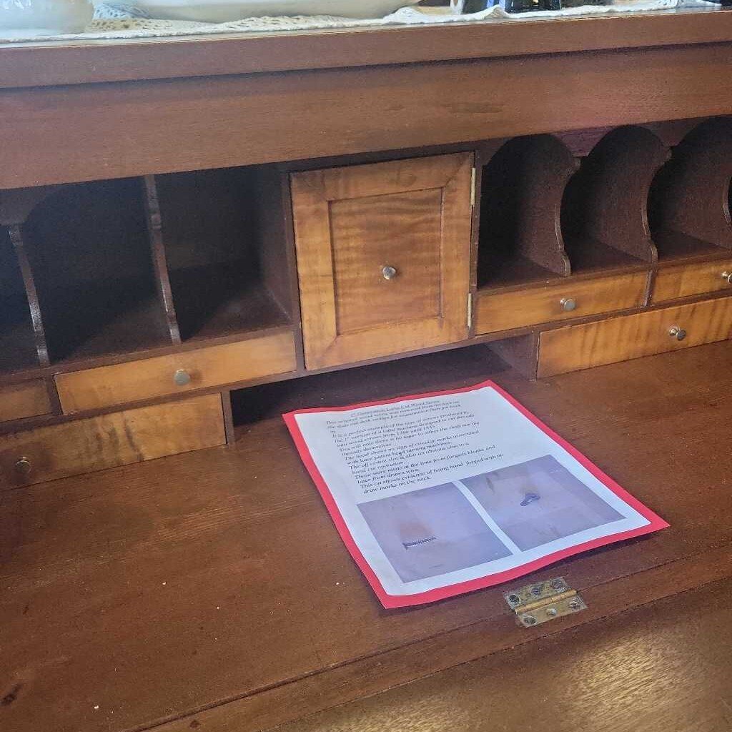 Walnut Butler's Desk 1830's (NS) 585