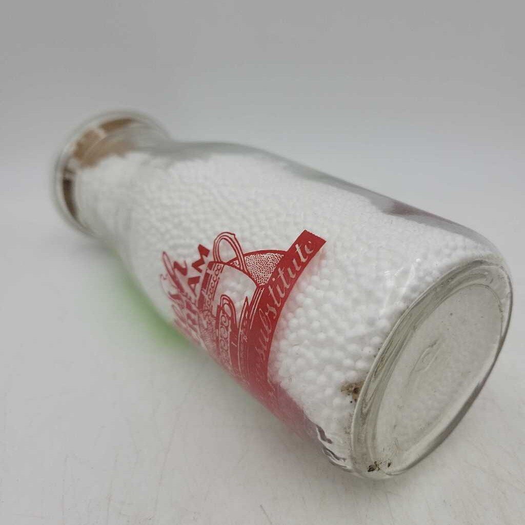 Marshall Dairy Jarvis 1/2 Pint milk bottle (DR)