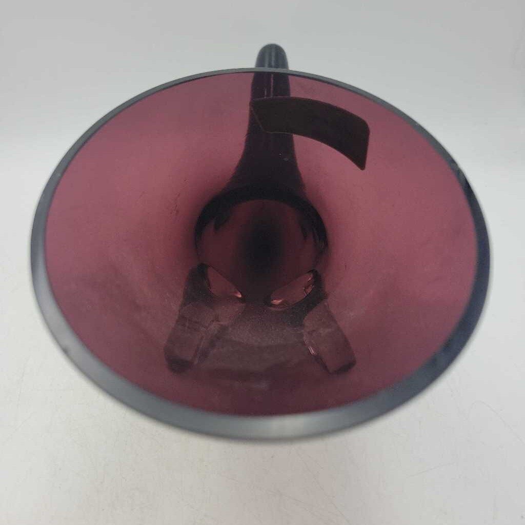 Art Glass Horn vase purple (WR)