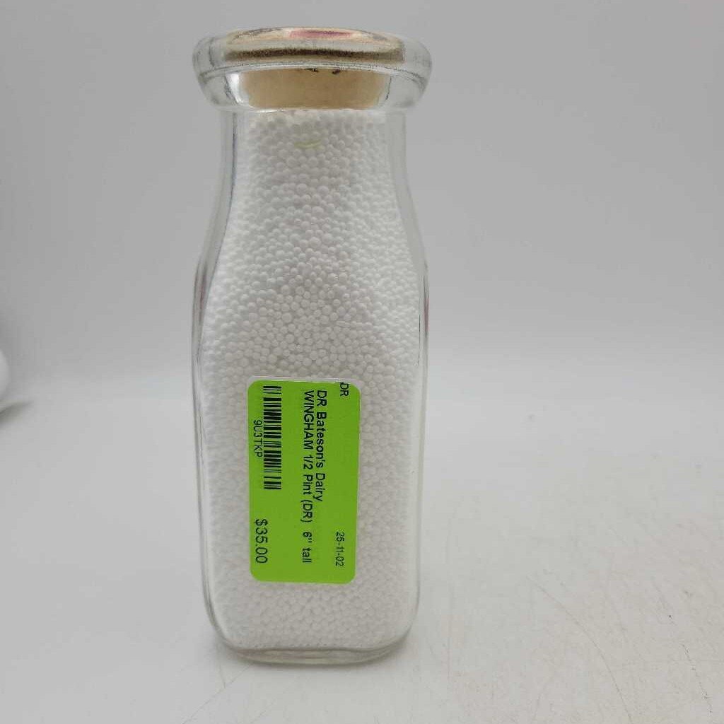 Bateson's Dairy WINGHAM 1/2 Pint (DR)