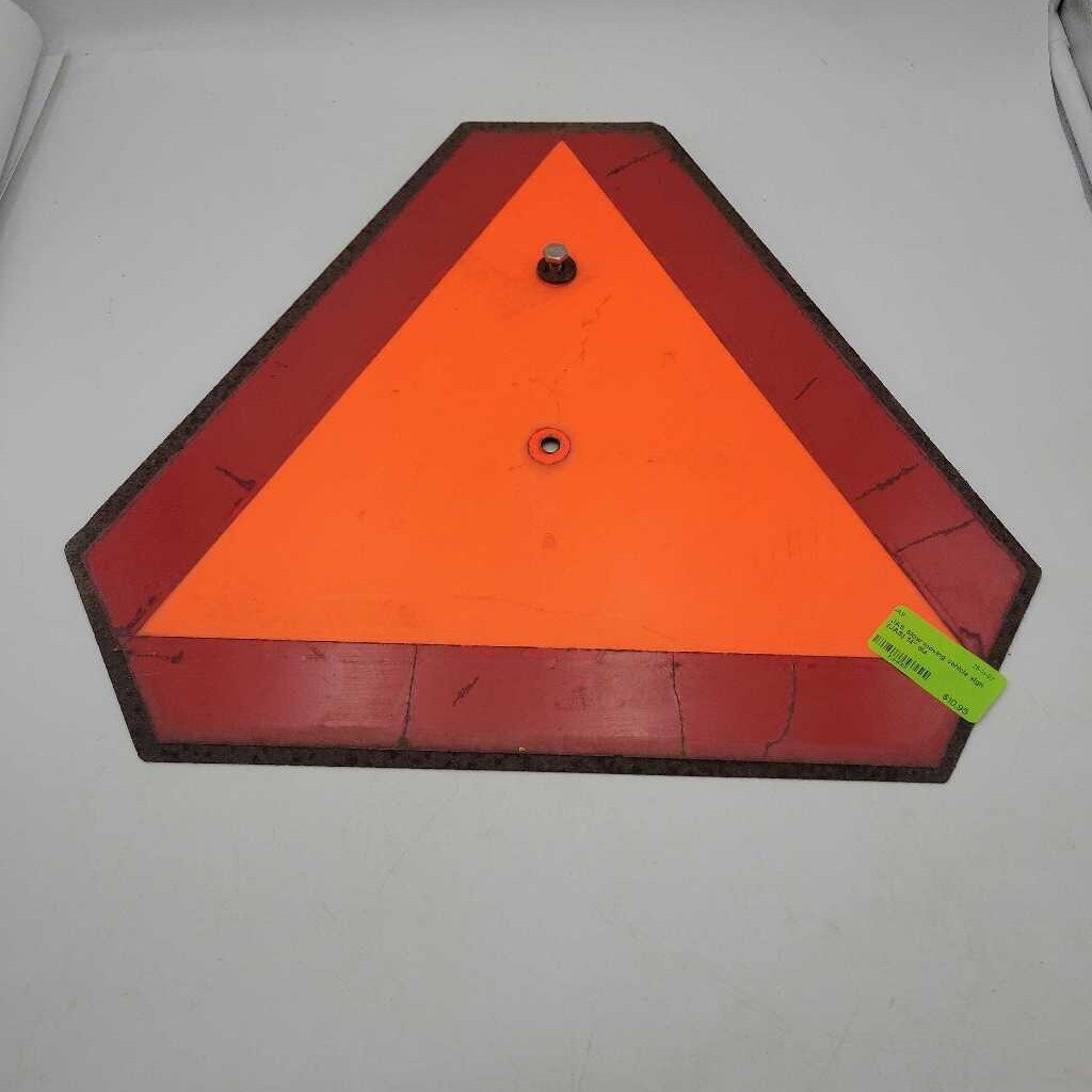 Slow moving vehicle sign (JAS)