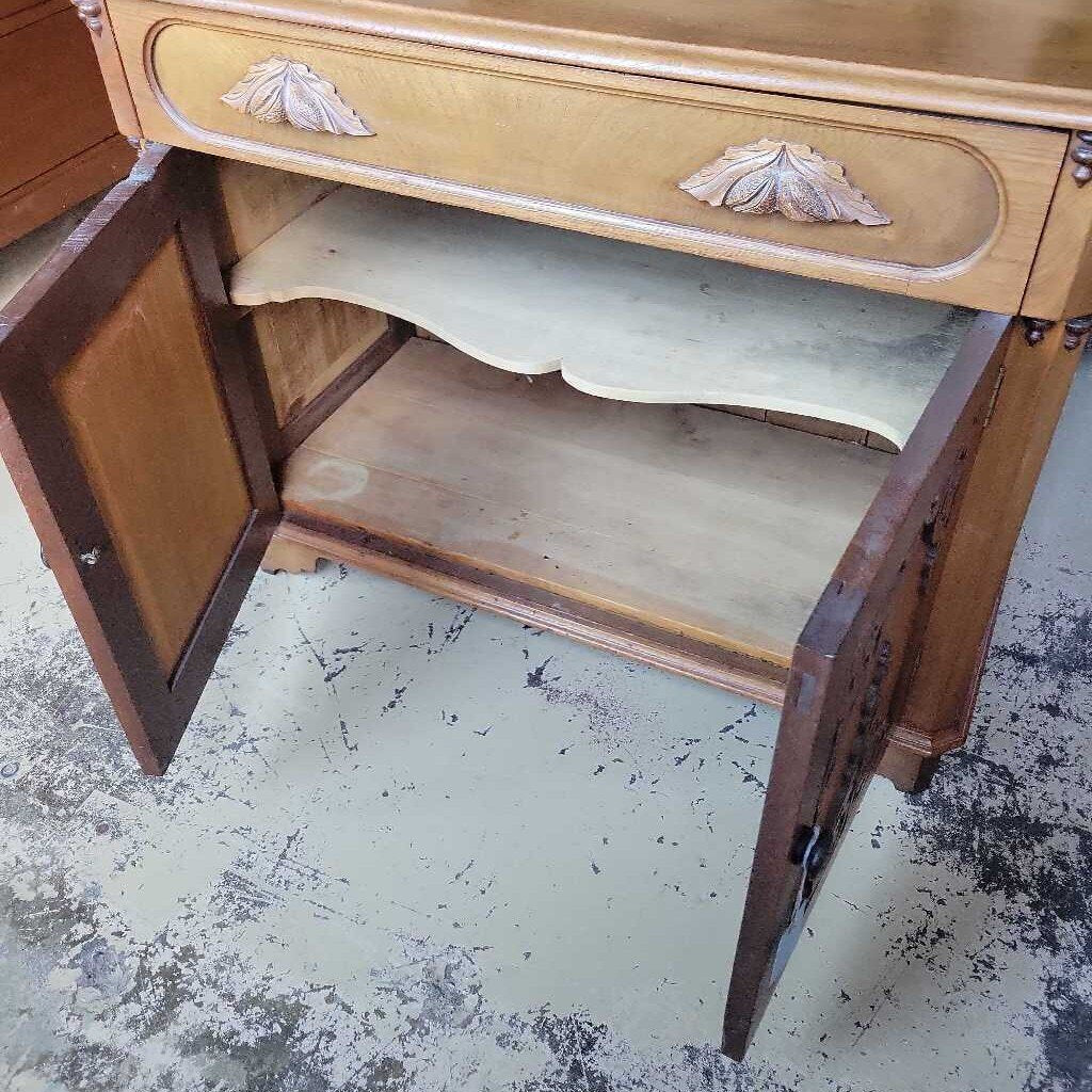 Late Victorian Walnut Server (NS) #592