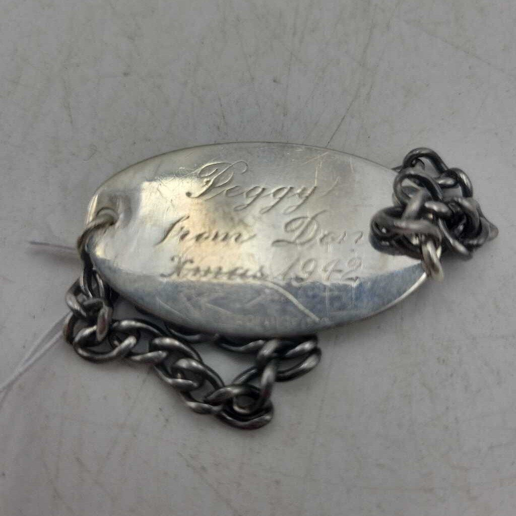 WW2 Canadian Womens Air Corp sterling bracelet (JL) war memorabilia