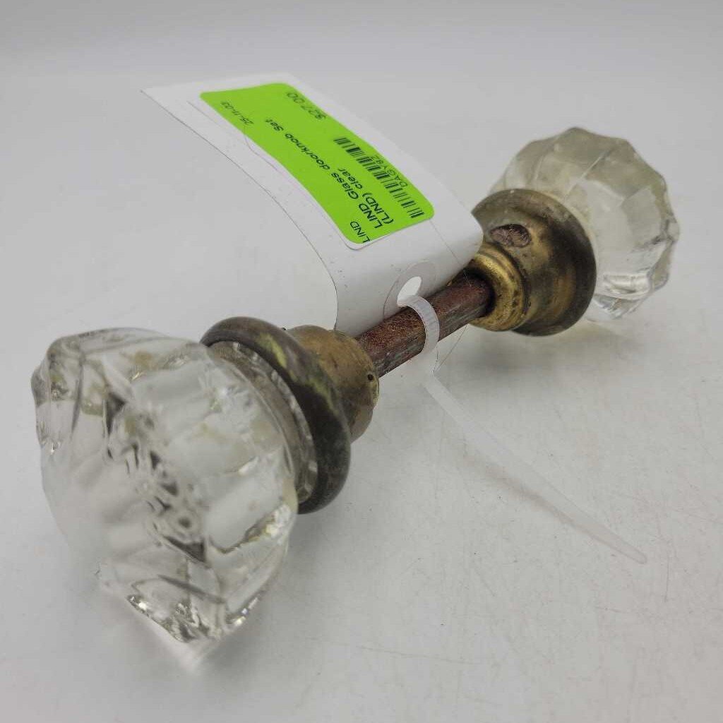 Glass doorknob Set (LIND)
