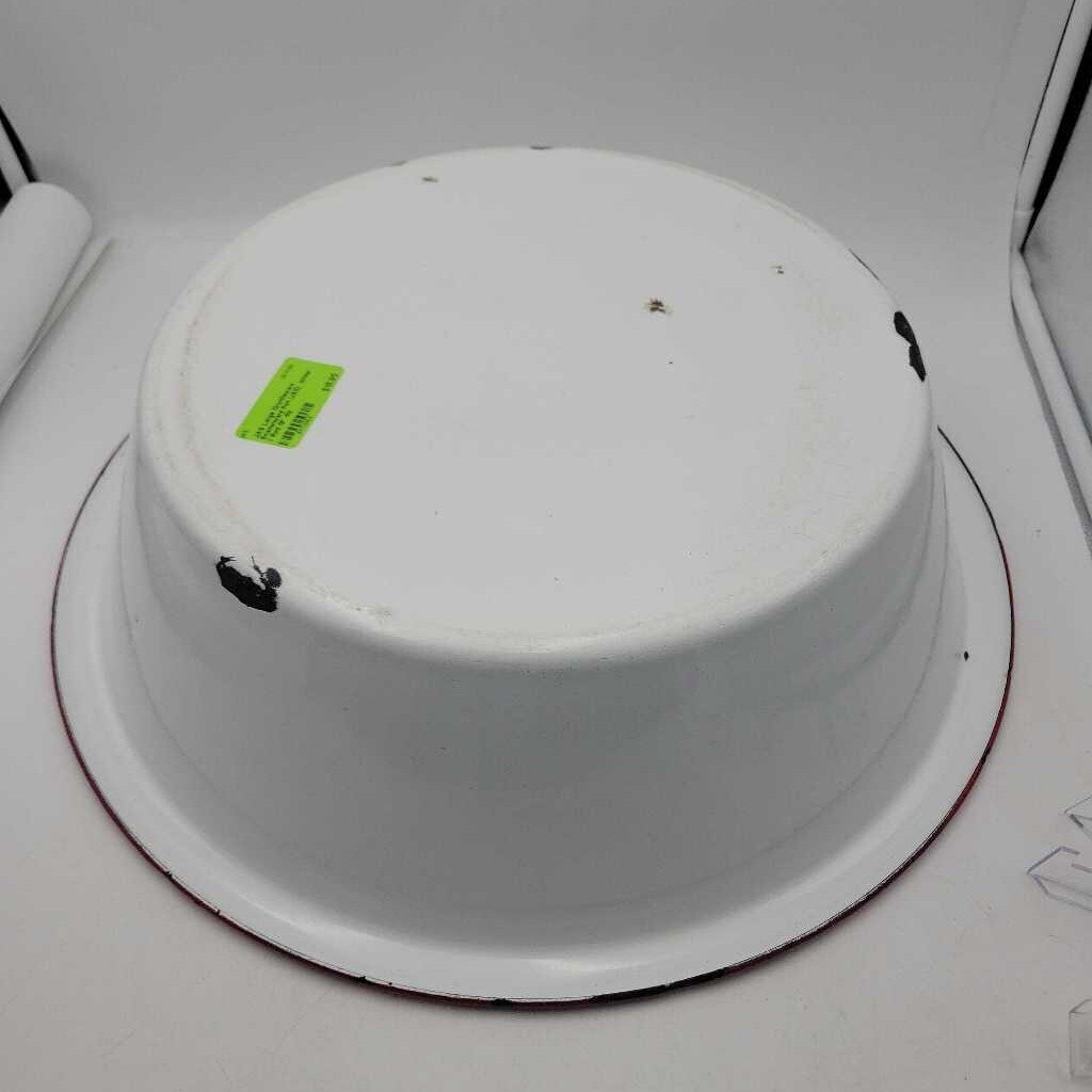 Large Graniteware Enamelware Pan (JAS)