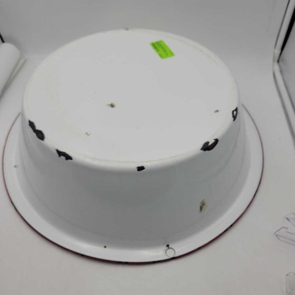 Large Graniteware Enamelware Pan (JAS)