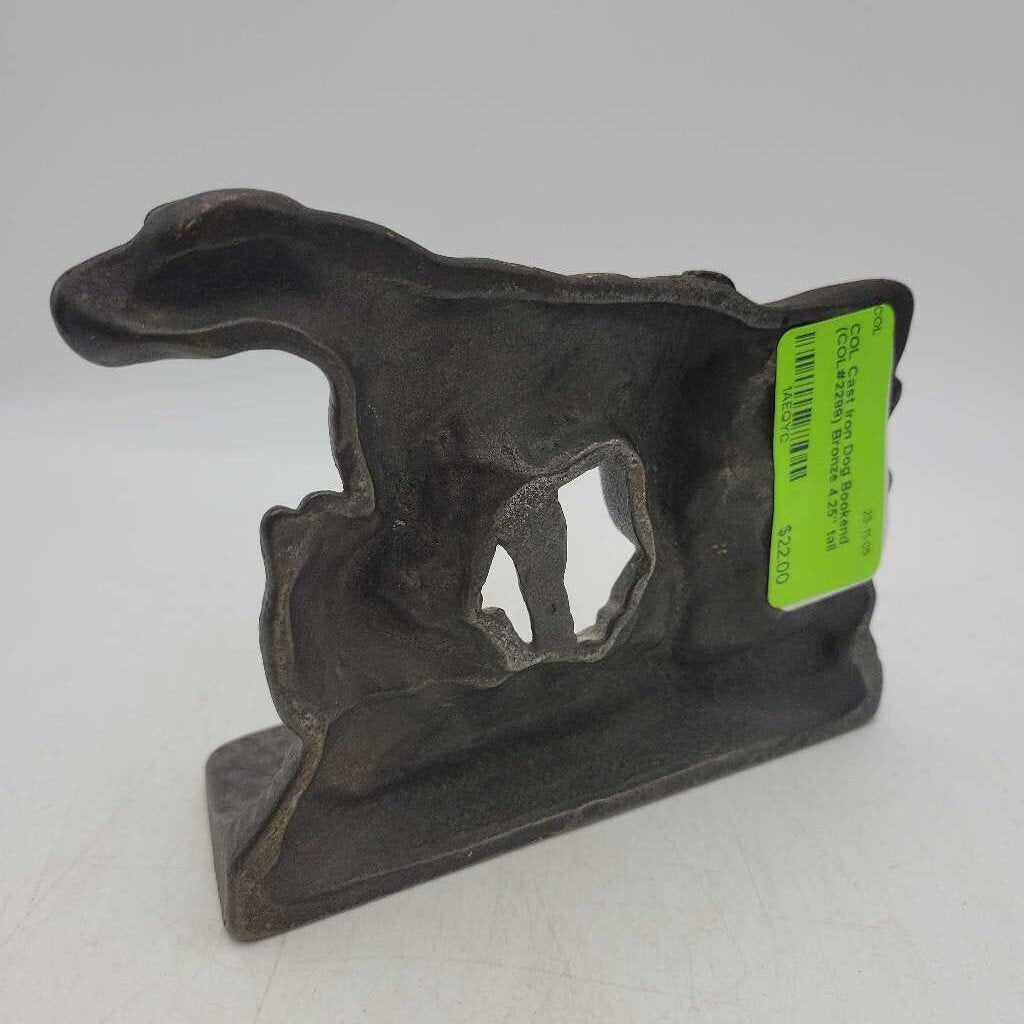 Cast Iron Dog Bookend (COL#2299)