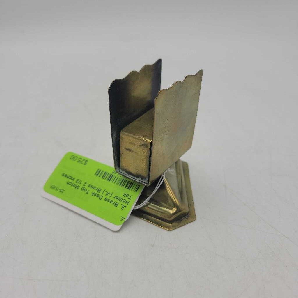 Brass Desk Top Match Holder (JL)