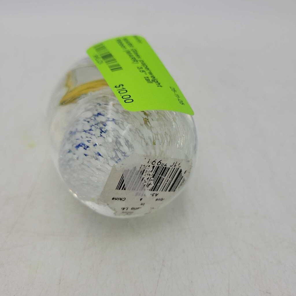 Glass paperweight Ribbon (MARR)