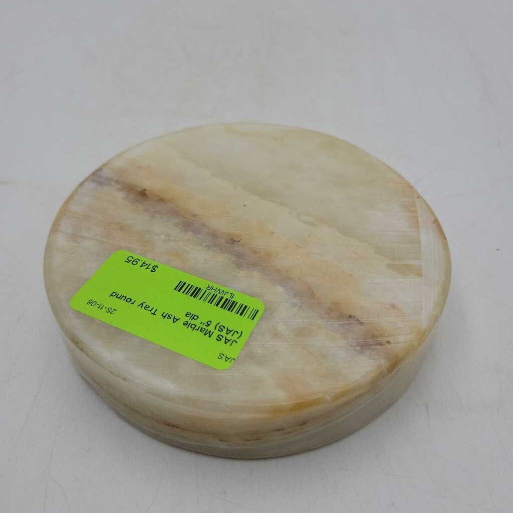 Marble Ash Tray round (JAS)