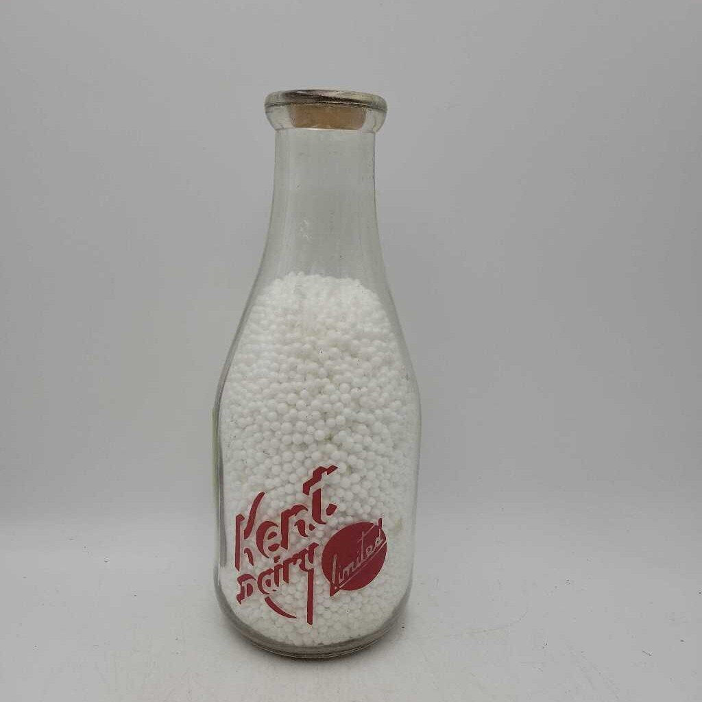 Kent Dairy Quart milk bottle (JAS)