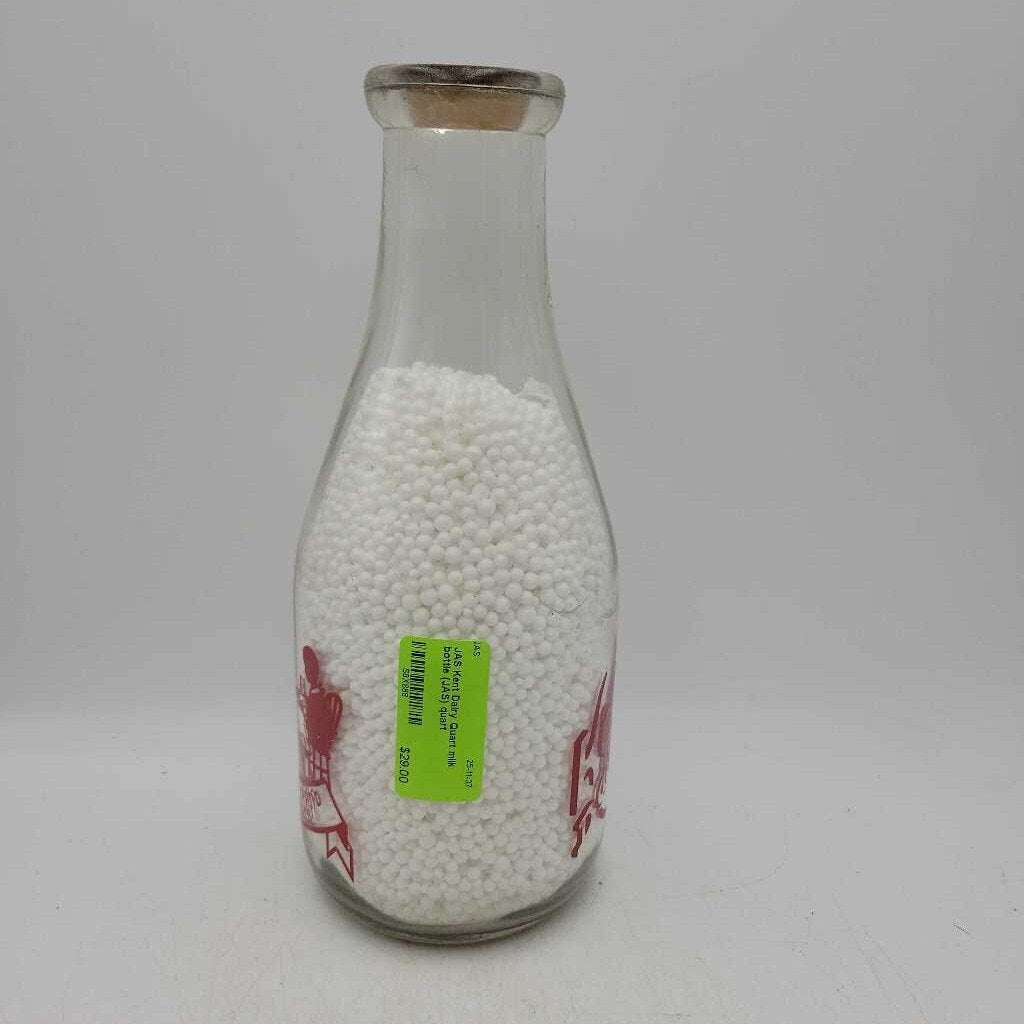 Kent Dairy Quart milk bottle (JAS)