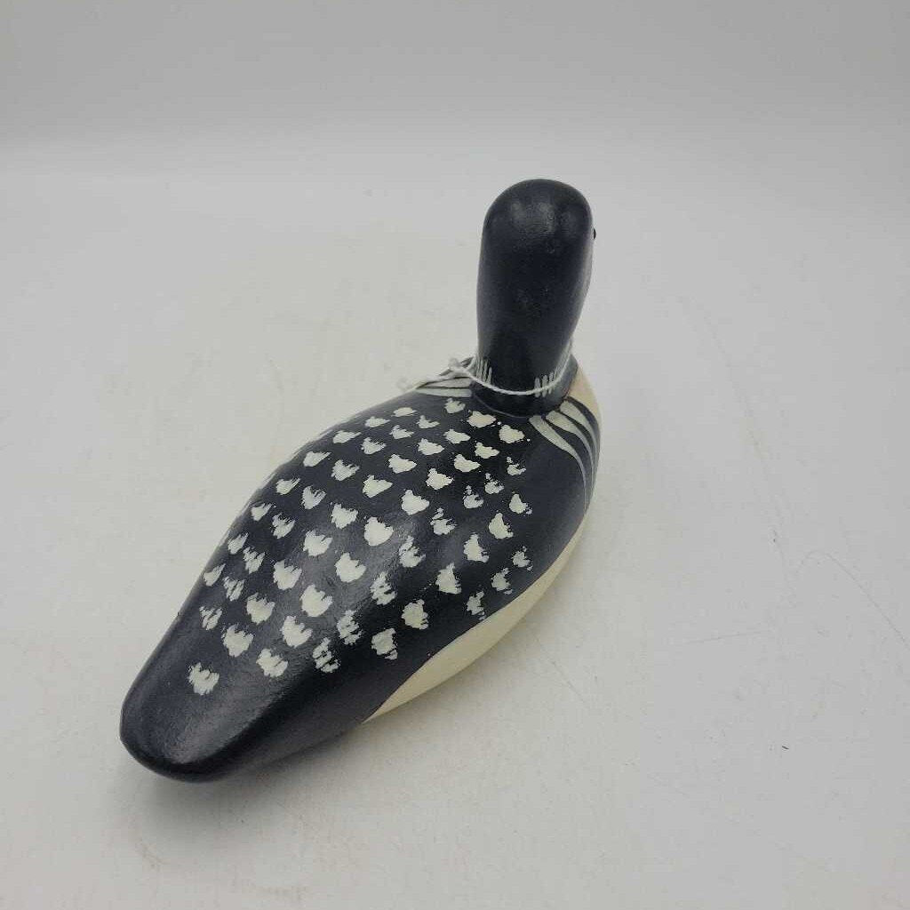 Wooden Duck Decoy Common Loon (DEB)