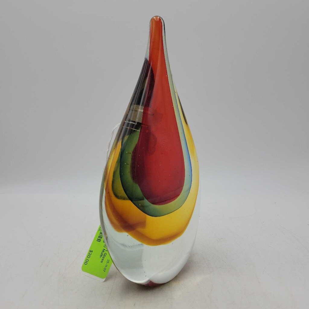 Unique MCM Art Glass paperweight (DEB)