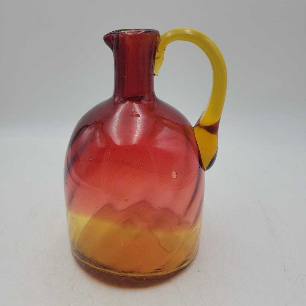 Amberina Glass Pitcher (JAS)