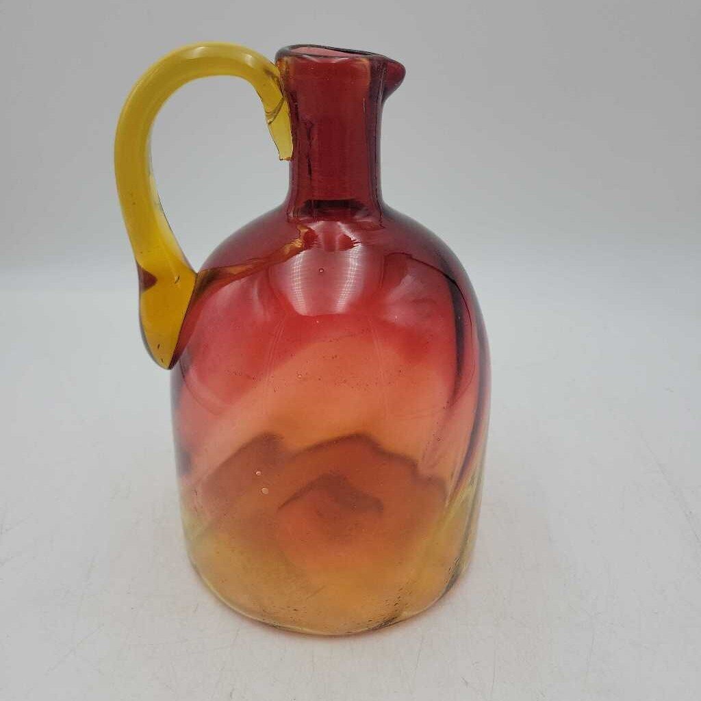Amberina Glass Pitcher (JAS)