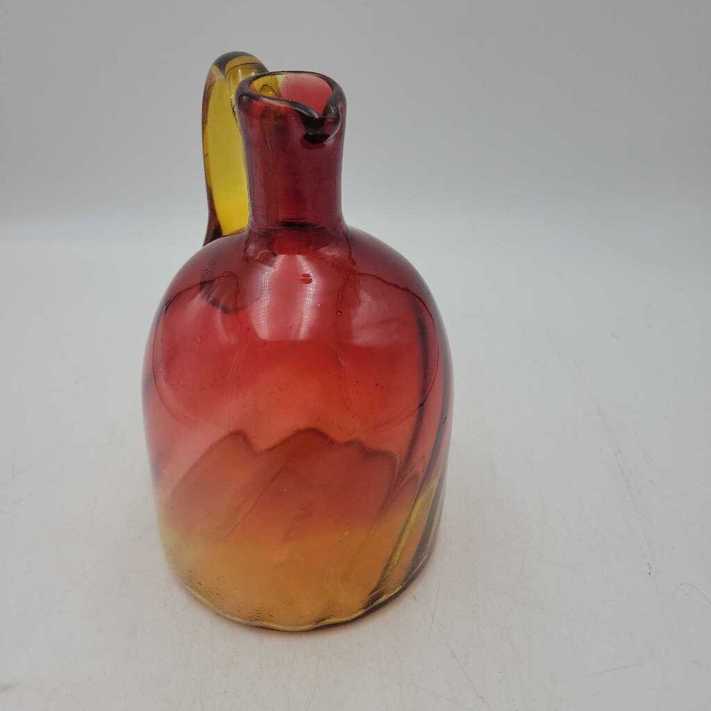Amberina Glass Pitcher (JAS)