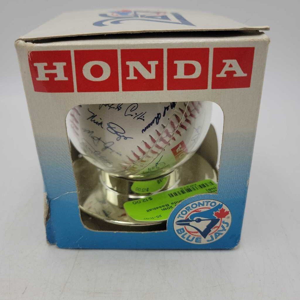 1997 Blue Jays 20th Anniversary Honda Baseball (NS)
