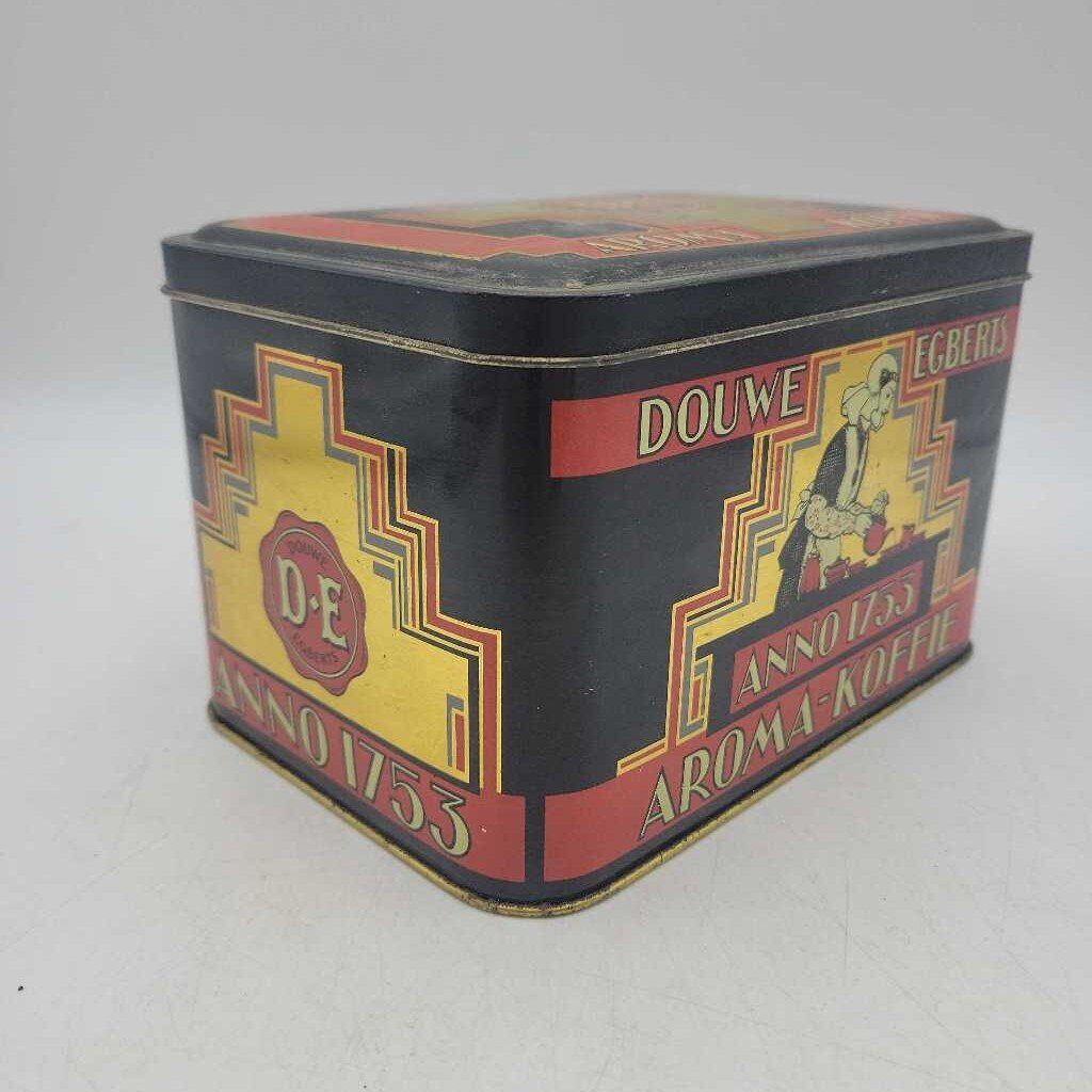 Coffee Tin 6 3/4 x 4 1/2 x 4" (DR)