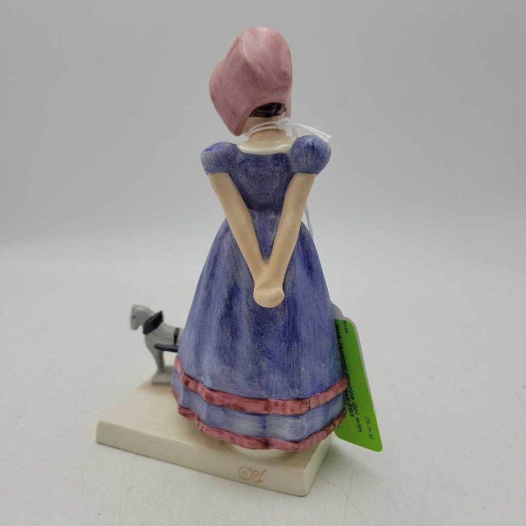 Hummel Figurine Girl with Toy Carriage Full Bee FB3 (RHA)