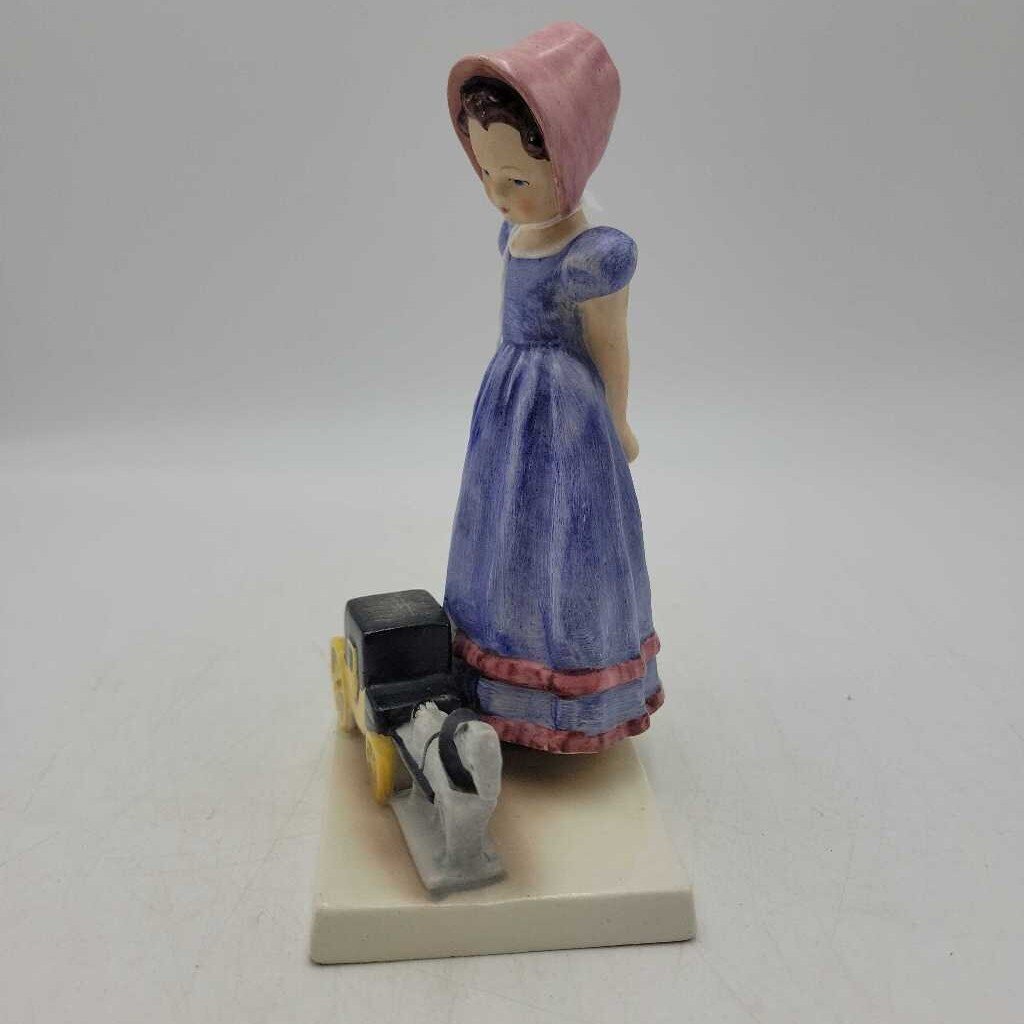 Hummel Figurine Girl with Toy Carriage Full Bee FB3 (RHA)