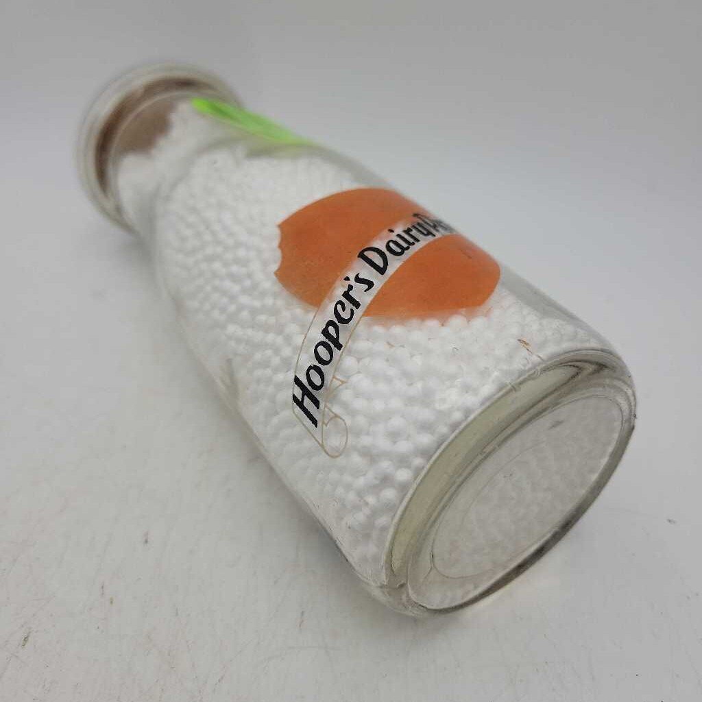 Hooper's Half Pint Milk Bottle Krim Ko(JAS)