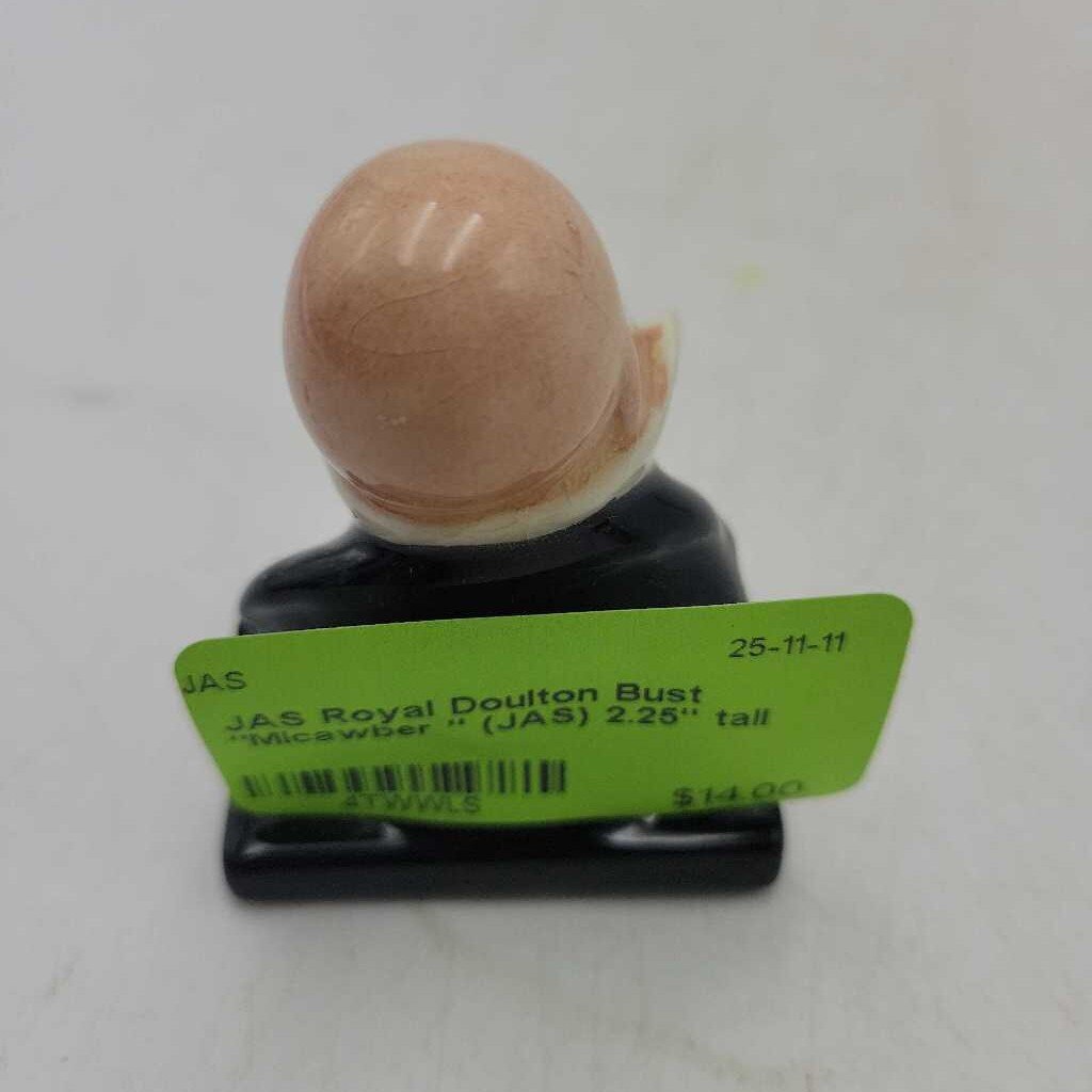 Royal Doulton Bust "Micawber " (JAS)