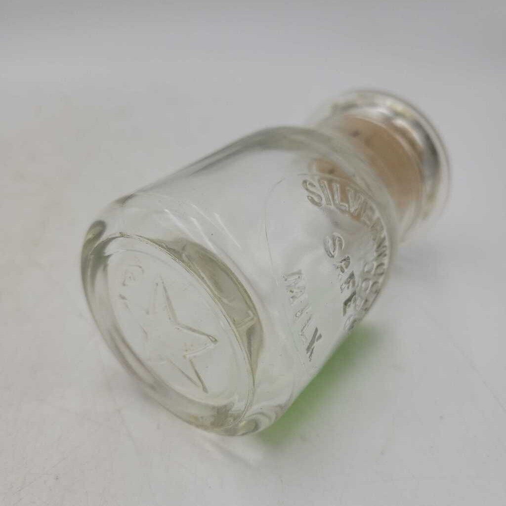 Quarter Pint Milk Bottle Silverwood's dairy (JAS)