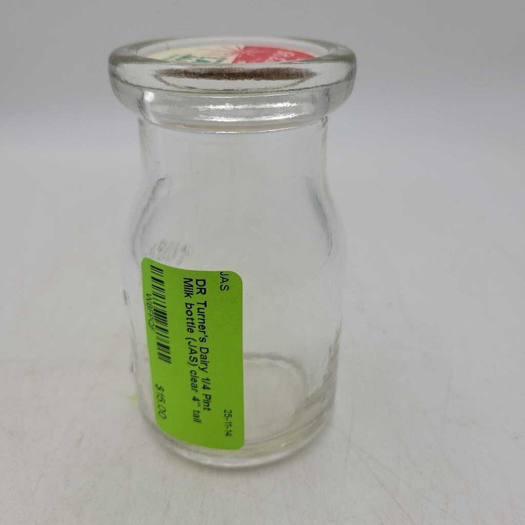 Turner's Dairy 1/4 Pint Milk bottle (JAS)