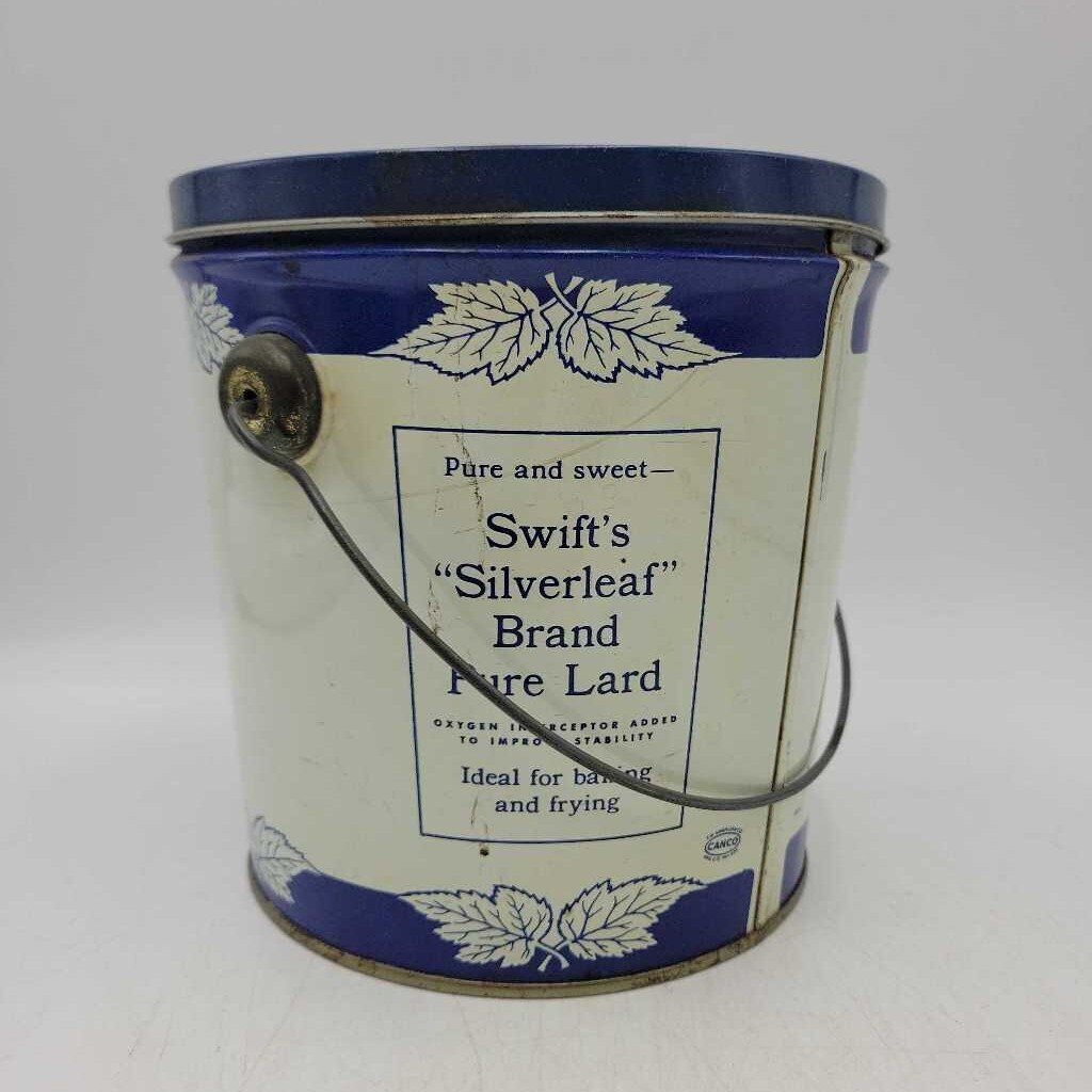 Swift's Tin Pail Silverleaf brand pure lard (JEF)