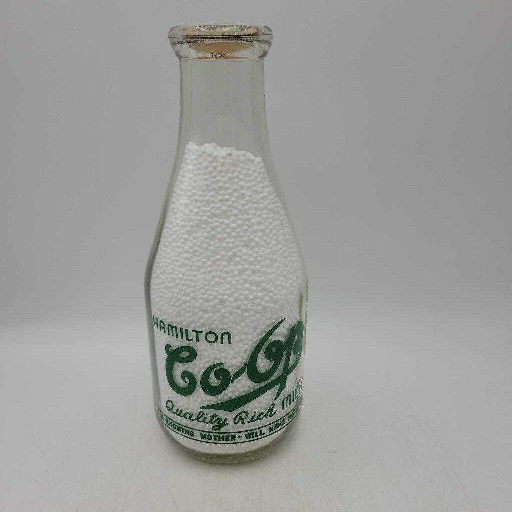 Hamilton Co-Op Dairy Milk Bottle (JEF)