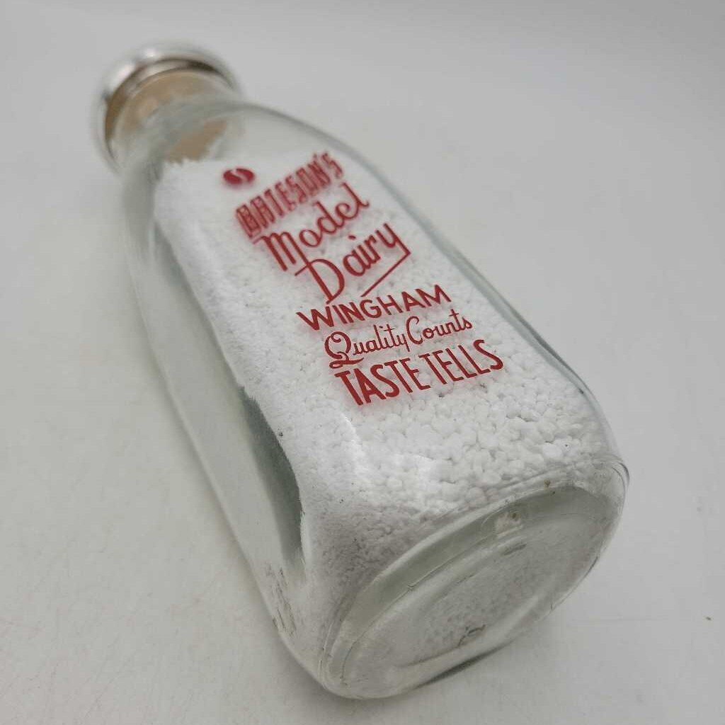 Bateson's Dairy WINGHAM 1/2 Pint (jef)