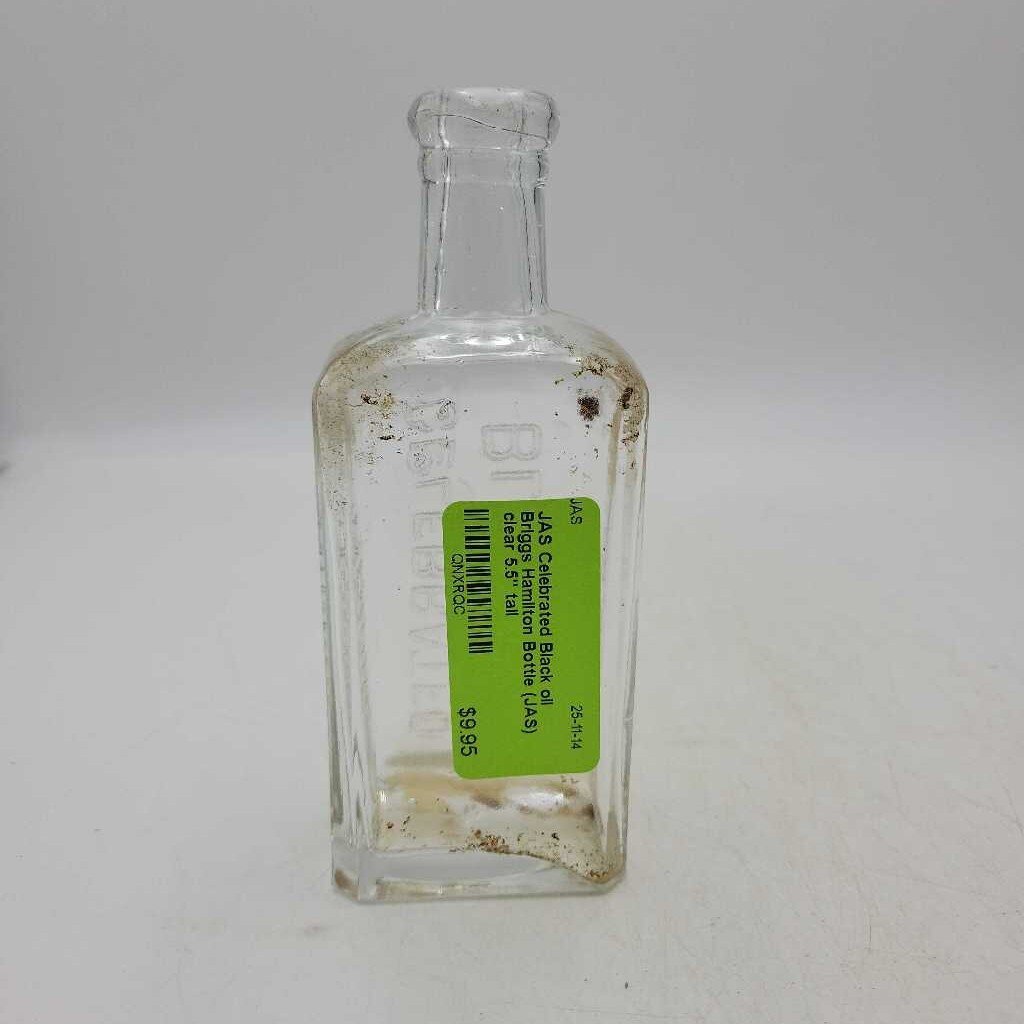 Celebrated Black oil Briggs Hamilton Bottle (JAS)