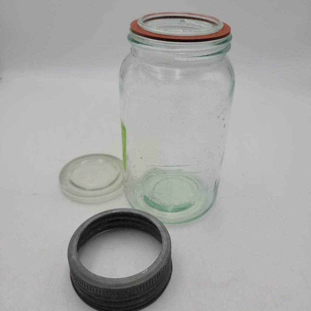 Crown Eaton's Toronto & Winnipeg Pint Canning Jar (JAS)