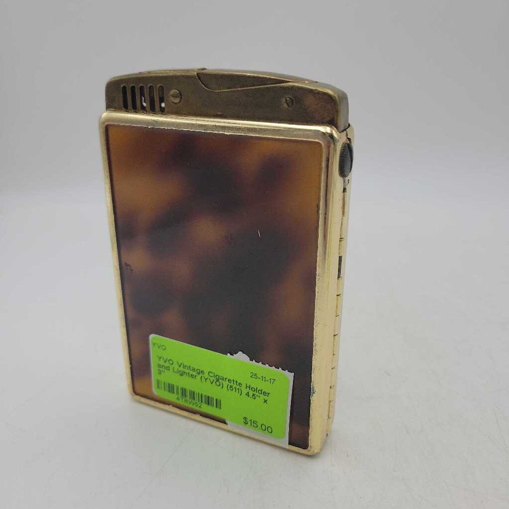 Vintage Cigarette Holder and Lighter (YVO) (511)